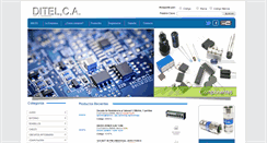 Desktop Screenshot of ditel.com.ve