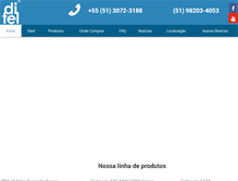 Tablet Screenshot of ditel.com.br