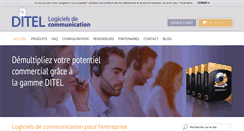 Desktop Screenshot of ditel.fr